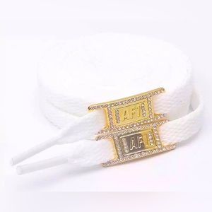 Air Force 1 shimmering metal tag & shoelaces
